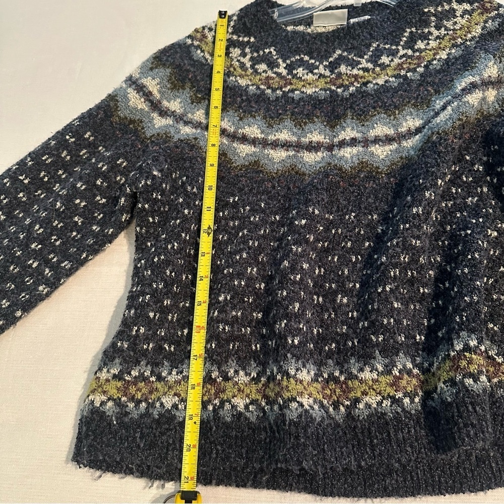 Arizona Jean Co Fair Isle Knit Sweater Women’s Small | Soft Textured Pullover - Picture 10 of 10